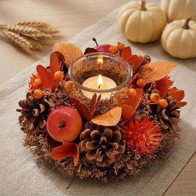 Garden Greatness Natural Autumnal Candle Holder - image 1