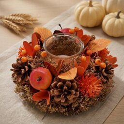 Garden Greatness Natural Autumnal Candle Holder - thumbnail 2