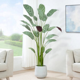 Artificial Bird Of Paradise Tree W/plastic Planter And Artificial Moss For House 180 Cm - thumbnail 3