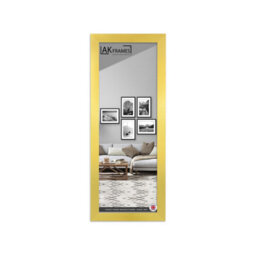 "AK Frames Sleek 20X12"" Gold Thin Modern Picture Frame - Slim And Design For Posters, Prints And Photos - Elegant Wall Frame Decor" - thumbnail 1