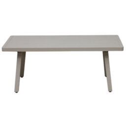 Dellonda Fusion Aluminium 4 Piece Outdoor Sofa, Chairs & Table Set, Light Grey - thumbnail 9