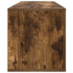 Berkfield Modern Wall Shoe Cabinet Smoked Oak 100X35X38 Cm Engineered Wood - thumbnail 7