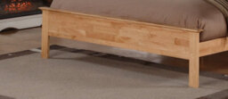 Save On Goods UK 4Ft6 Double Oak Finish Colour Wood Bed Frame.shaker,wooden. Bedstead. Low Foot End Board - thumbnail 3