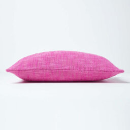 Homescapes Nirvana Cotton Pink Rectangular Cushion Cover, 30 X 50 Cm - thumbnail 2