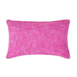 Homescapes Nirvana Cotton Pink Rectangular Cushion Cover, 30 X 50 Cm
