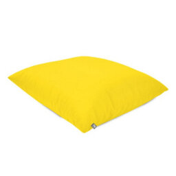 rucomfy Beanbags Rucomfy Indoor Or Outdoor Water Resistant  Floor Cushion Beanbag - Yellow Versatile Lounge Pillow - thumbnail 2