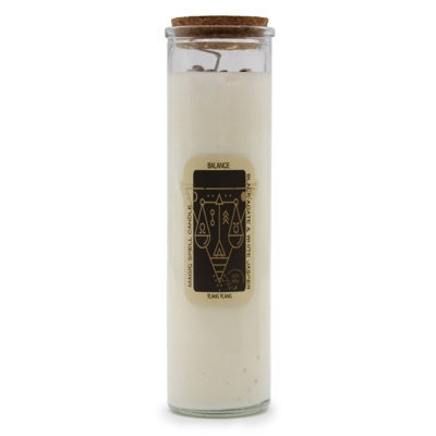Serenityy Magic Spell Candle - Balance With Black Agate, White Jasper And Ylang-Ylang, 280 G, 50-Hour Burn - image 1