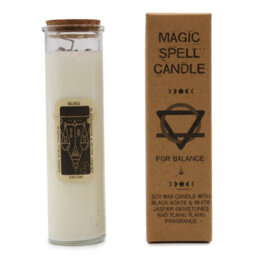 Serenityy Magic Spell Candle - Balance With Black Agate, White Jasper And Ylang-Ylang, 280 G, 50-Hour Burn - thumbnail 3
