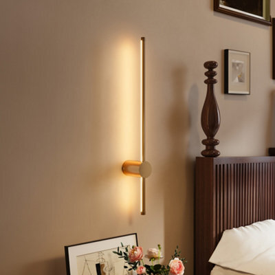 Thehotsale Gold 360 Degree Rotatable Led Straight Wall Light,l 60Cm,warm White - image 1