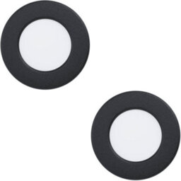 Loops 2 Pack Sleek Modern Black Led Ceiling Light For Indoor Spaces - Stylish Semi-Flush Fixture - thumbnail 1