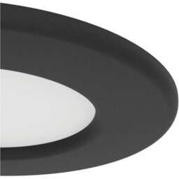 Loops 2 Pack Sleek Modern Black Led Ceiling Light For Indoor Spaces - Stylish Semi-Flush Fixture - thumbnail 5