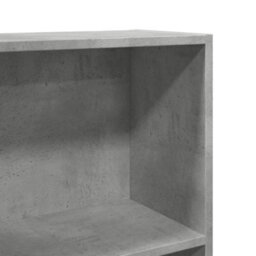 Berkfield Bookcase Concrete Grey 60X24X109 Cm Engineered Wood - thumbnail 7