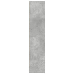 Berkfield Bookcase Concrete Grey 60X24X109 Cm Engineered Wood - thumbnail 5