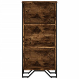 Berkfield Bookcase Smoked Oak 50X31X106 Cm Engineered Wood - thumbnail 4