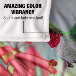 Royce Mcclure Silky Hummingbird Supersoft Blanket Multicoloured (152Cm X 127Cm) - thumbnail 4