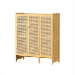 Bamboo Shoe Storage Cabinet 5 Tier Wooden Shoes Rack Organiser - thumbnail 6