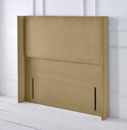 "Slumbre Victoria Winged Plush Velvet 6Ft Super King 50"" Floor Standing Headboard - Coffee"