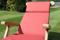 Garden Market Place Garden Furniture Cushion- Cushion For Garden Steamer Chair In Terracotta - thumbnail 4