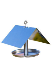 Home 2 Garden Stainless Steel Hut Bird Feeder