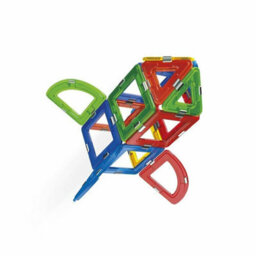 Accessotech Magnetic Building Blocks Creative Construction Kit Magnetic Tiles Toy For Kids Ages 3 Plus - thumbnail 3