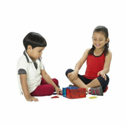 Accessotech Magnetic Building Blocks Creative Construction Kit Magnetic Tiles Toy For Kids Ages 3 Plus - thumbnail 4