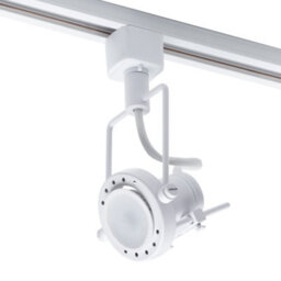 Litecraft Greenwich White 2 Head 1M Straight Kitchen Track Light With Led Bulbs - thumbnail 4