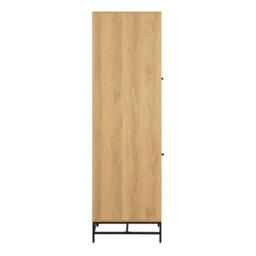Wyld Haus Bjork Natural Oak Panelled 2-Door Wardrobe - thumbnail 4