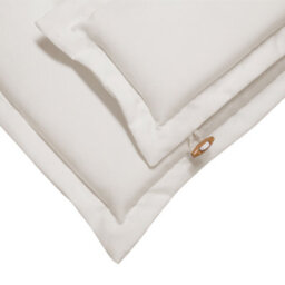 Beliani Set Of 8 Back/seat Cushions Maui 40 X 54 Cm Off-White - thumbnail 6