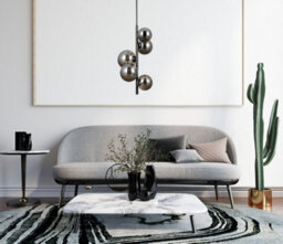Luminosa Lighting Luminosa Canello Modern 5 Light Globe Pendant Ceiling Light, G9 - thumbnail 3