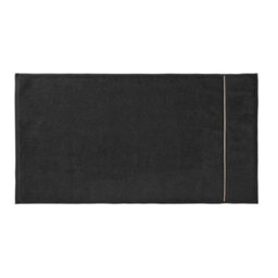 Bianca Fine Linens Zero Twist Satin Stitch Cotton 50X90Cm Hand Towel Black - thumbnail 4