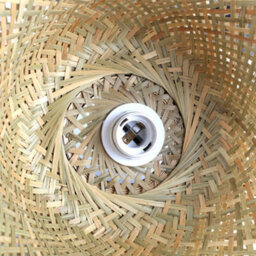 Living And Home 162.5Cm H E27 Bulb Base 60W Traditional Woven Rattan Floor Lamp With Foot Switch - thumbnail 5