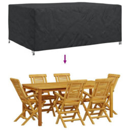 Walplus Outdoor Furniture Cover Black 270 X 180 X 90 Cm 420D - thumbnail 9