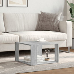 Walplus Coffee Table Grey Sonoma 51.5X51.5X30 Cm Engineered Wood - thumbnail 3