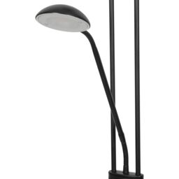GoodHome Pulmoz Matt Black 2 Lights Led Mother & Child Floor Light - thumbnail 5