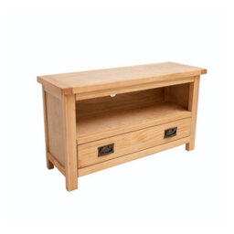 Cabinet Bits Lugo Waxed 1 Drawer Tv Cabinet Brass Drop Handle - thumbnail 3