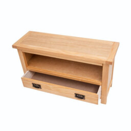 Cabinet Bits Lugo Waxed 1 Drawer Tv Cabinet Brass Drop Handle - thumbnail 4