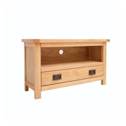 Cabinet Bits Lugo Waxed 1 Drawer Tv Cabinet Brass Drop Handle - thumbnail 2