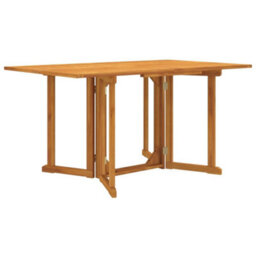 Vidaxl Folding Butterfly Garden Table 150X90X75 Cm Solid Wood Teak - thumbnail 1