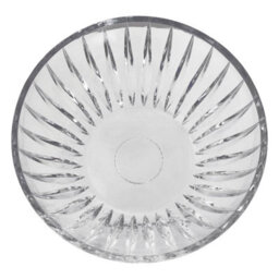 Orsina Clear Large Glass Bowl,big Crystal Glass Serving Dish,fluted Textured Glass Bowl For Salads, & Desserts - thumbnail 3