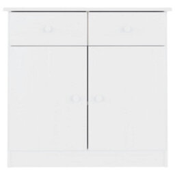 Berkfield Sideboard Alta White 77X35X73 Cm Solid Wood Pine - thumbnail 3