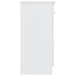 Berkfield Sideboard Alta White 77X35X73 Cm Solid Wood Pine - thumbnail 5