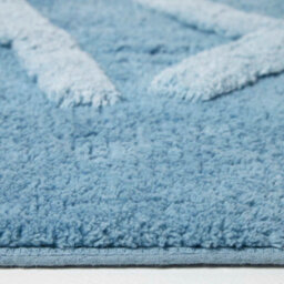 Homescapes Blue Relax Bath Mat 100% Cotton, 50 X 80 Cm - thumbnail 3