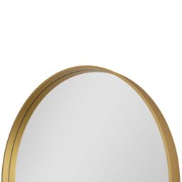 GoodHome Tisa Gold Effect Round Wall-Mounted Bathroom Mirror (H)60Cm (W)60Cm - thumbnail 4