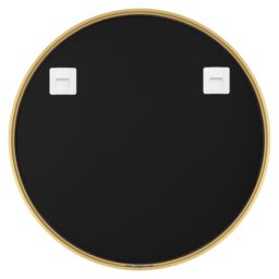 GoodHome Tisa Gold Effect Round Wall-Mounted Bathroom Mirror (H)60Cm (W)60Cm - thumbnail 3