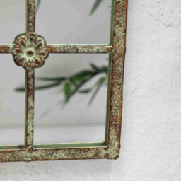 Annibells Distressed Green Arched Vintage Mirror (10285) - thumbnail 3