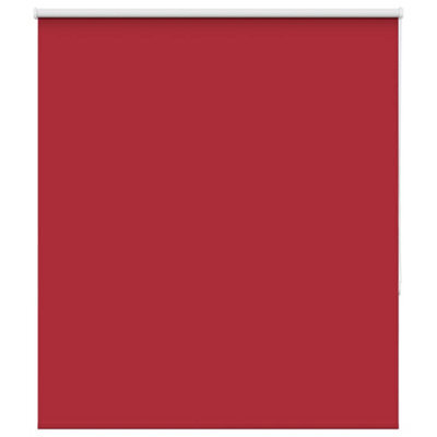 Berkfield Durable Roller Blind Blackout Red 135X150 Cm Fabric Width 131.6 Cm Polyester - image 1