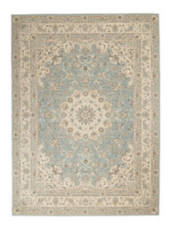 Ivory Luxurious Traditional Wool Bordered Rug For Bedroom & Living Room-239Cm (Circle) - thumbnail 7