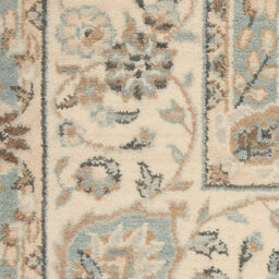 Ivory Luxurious Traditional Wool Bordered Rug For Bedroom & Living Room-239Cm (Circle) - thumbnail 3