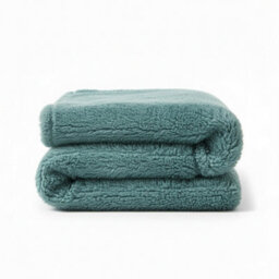 Cuddly Extra Fluffy Throw Ultra Soft Plush Blanket For Sofa Bed Home Decor Duck Egg Blue 150X200Cm - thumbnail 2