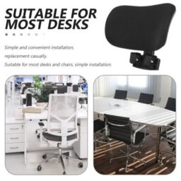 Adjustable Headrest For Office Chair Lumbar Pillow Neck Angle Adjust Attachments - thumbnail 6